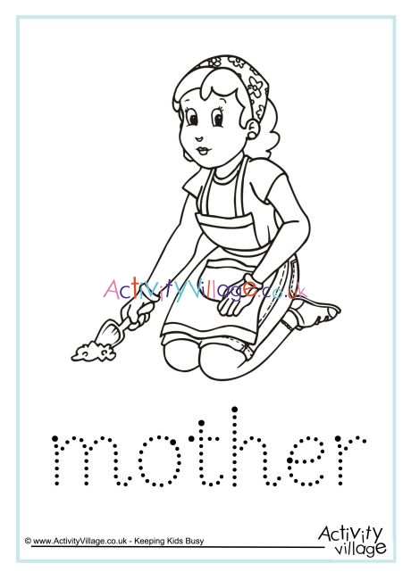 Mother Word Tracing