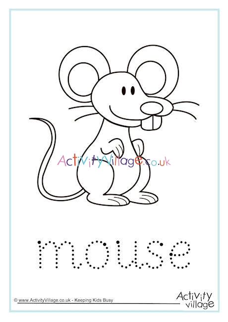 Mouse Word Tracing