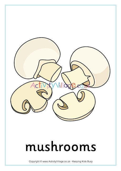 Mushrooms Poster