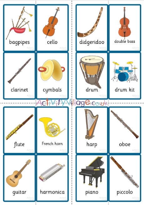 musical-instrument-flash-cards