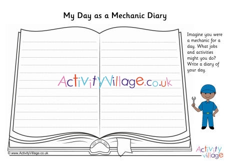My Day As A Mechanic Diary