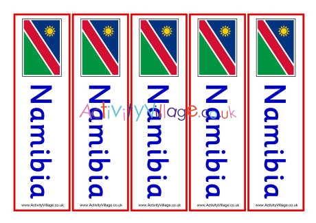 Namibia bookmarks