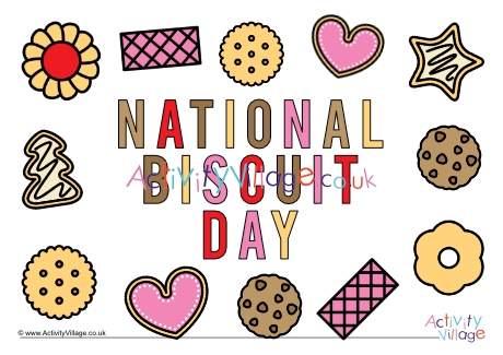 National Biscuit Day poster