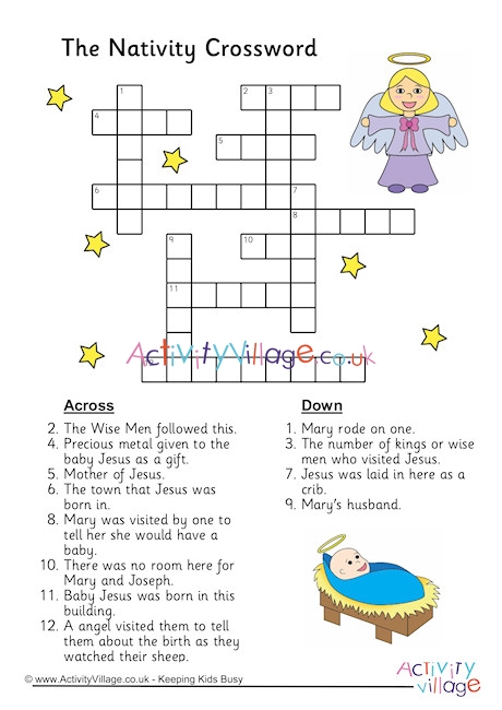 Nativity Crossword