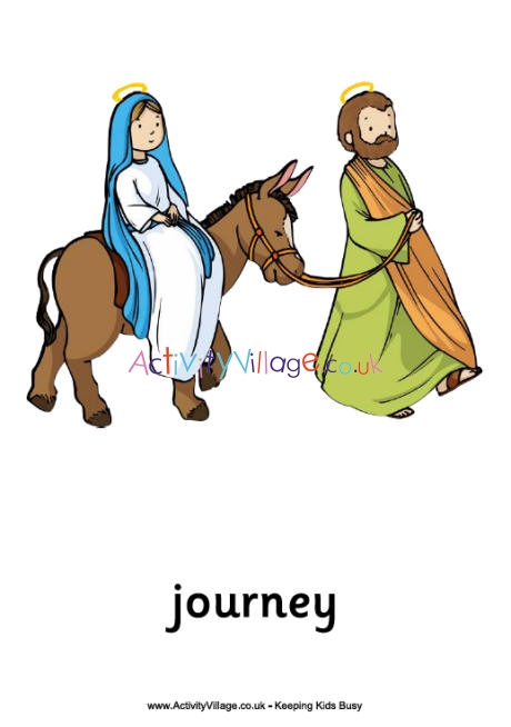 journey to bethlehem clipart