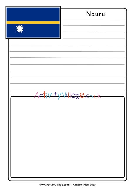Nauru notebooking page
