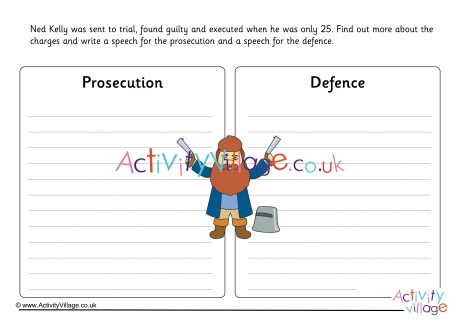 Ned Kelly Trial Worksheet