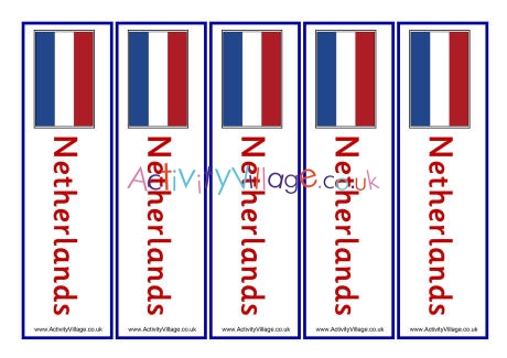 Netherlands bookmarks 