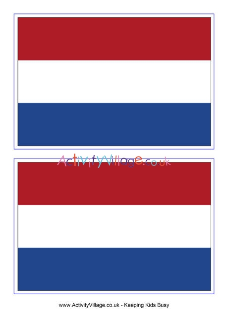 Netherlands flag printable