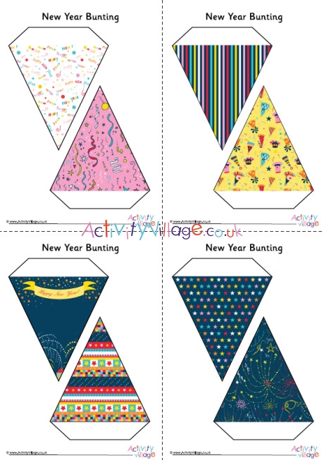 New Year Bunting Small