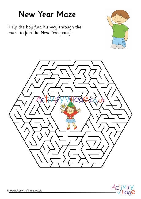 New Year Maze 10