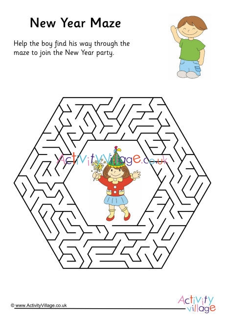 New Year Maze 8