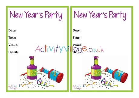 New Years Party Invitation 2