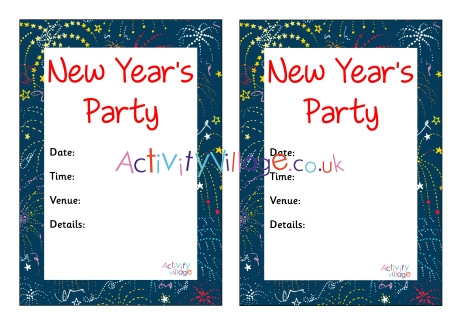 New Years Party Invitation 4