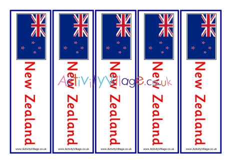 New Zealand bookmarks