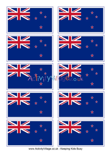 New Zealand flag printable