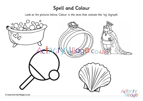 Ng Digraph Spell And Colour