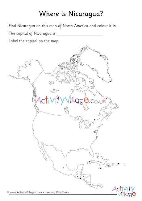 Nicaragua Location Worksheet