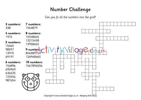 Number challenge 1