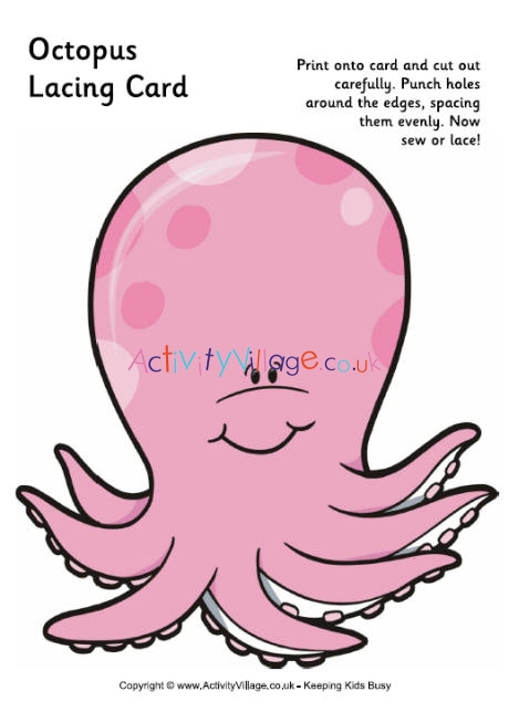 Octopus lacing card