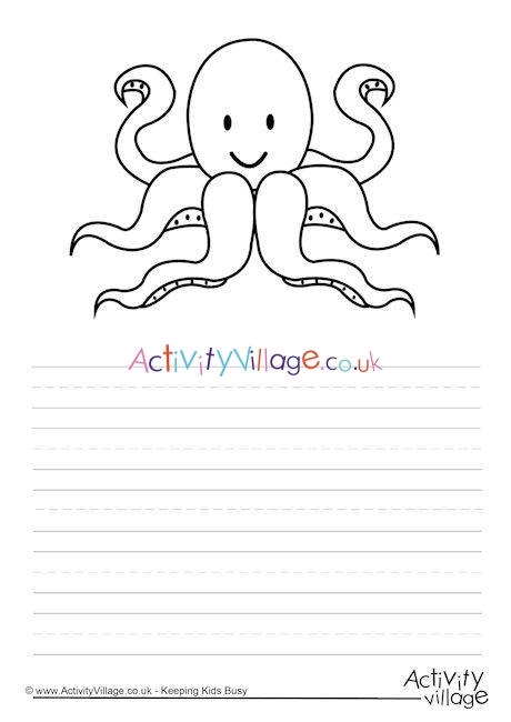 Octopus Story Paper
