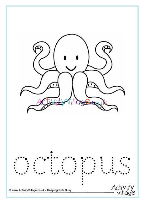 Octopus Word Tracing