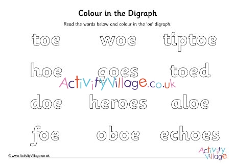 Oe Digraph Colour In