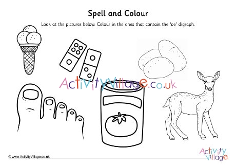 Oe Digraph Spell And Colour