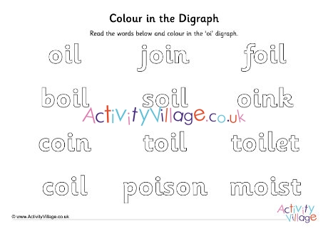 Oi Digraph Colour In