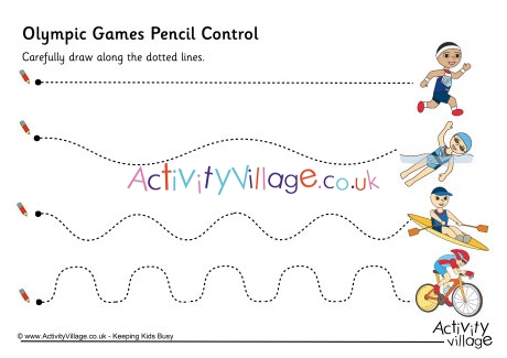 Olympic Games pencil control