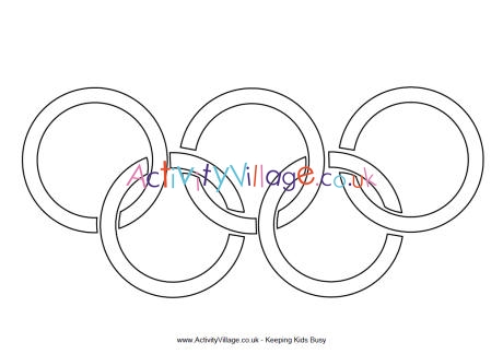 olympic rings colouring page 460 1