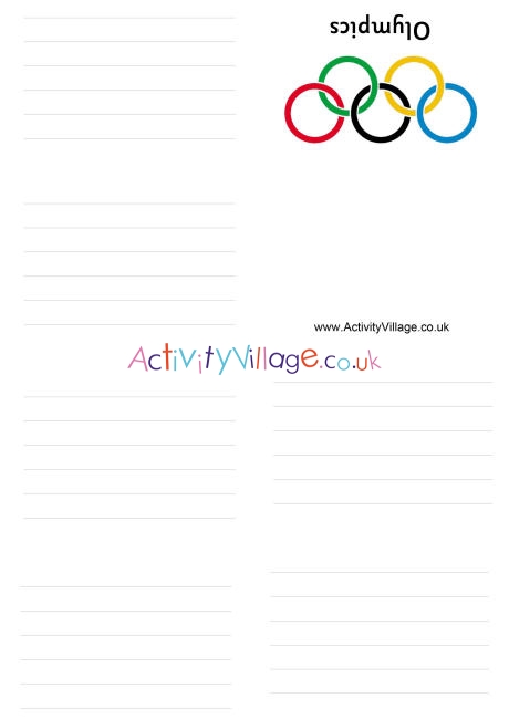 Olympics booklet