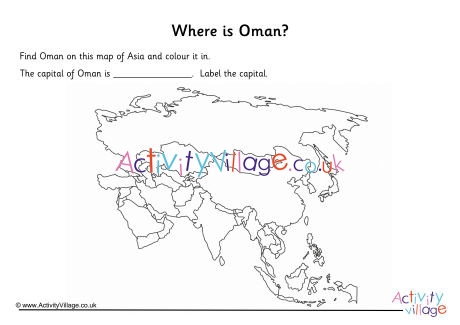 Oman Location Worksheet