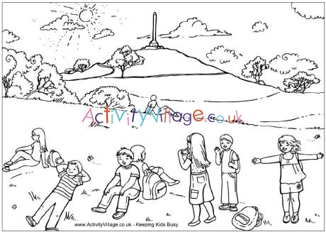 One tree hill colouring page