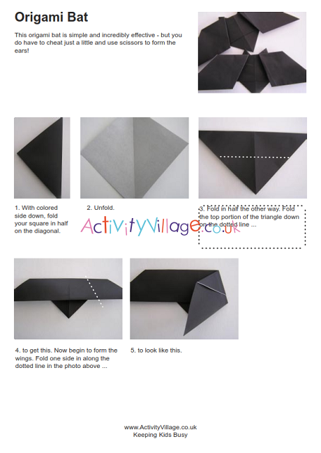 Origami Bat