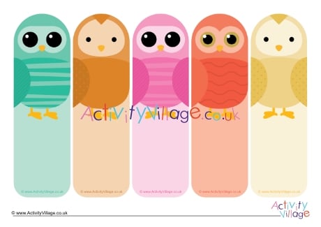 Owl Bookmarks 2