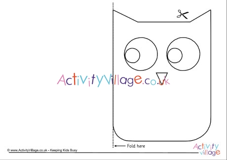 Owl card template