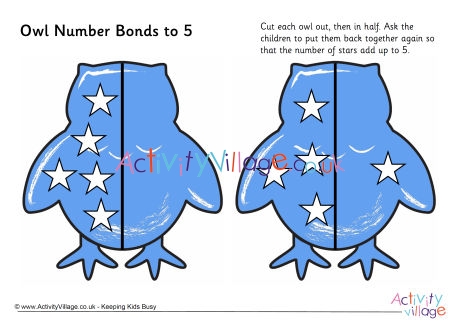 Owl number bonds to 5 stars
