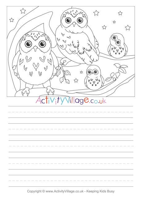 Owl story paper 2