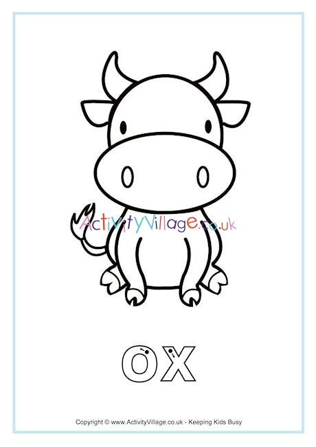 Ox finger tracing