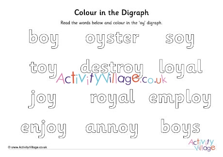 Oy Digraph Colour In