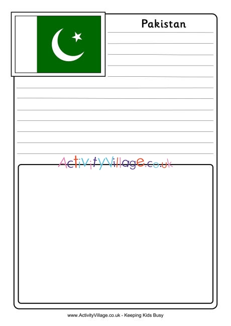 Pakistan notebooking page
