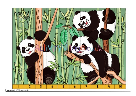 Panda Counting Jigsaw