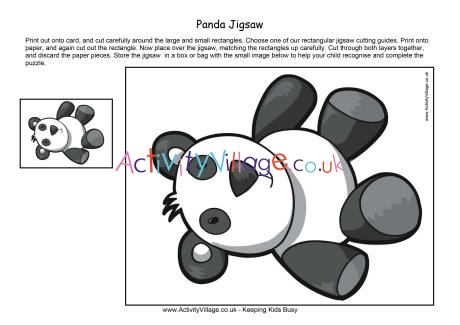 Panda jigsaw 2