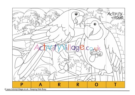 Parrot Spelling Jigsaw
