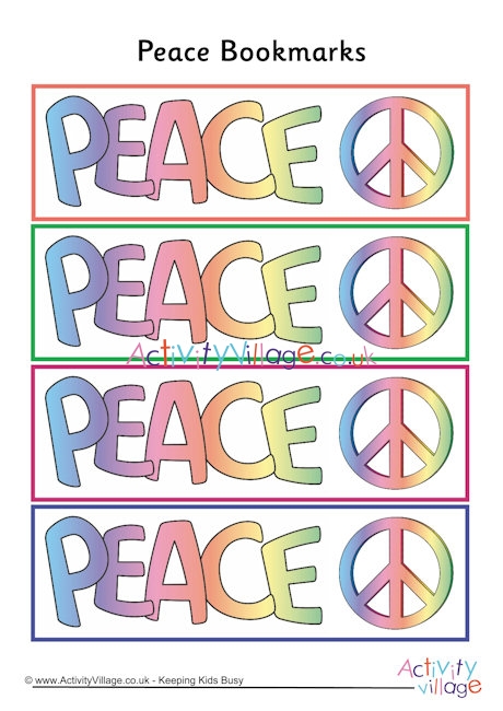 Peace Bookmarks