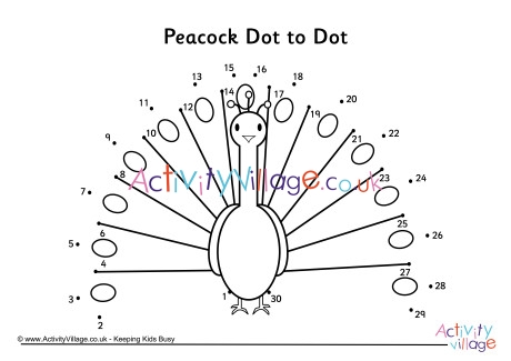 Peacock Dot To Dot