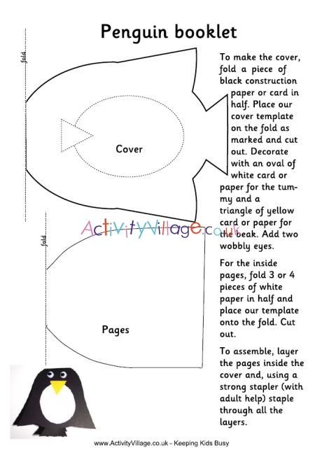 Penguin booklet template