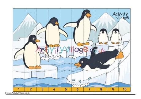 Penguin Counting Jigsaw