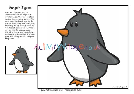 Penguin jigsaw 3